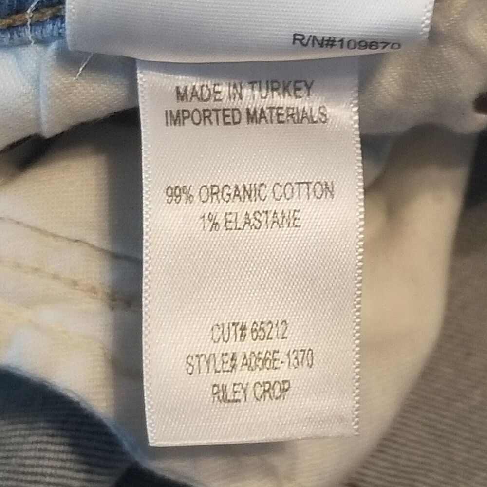 Agolde Light Blue Ankle & Cropped Jeans - Picture 6 of 6